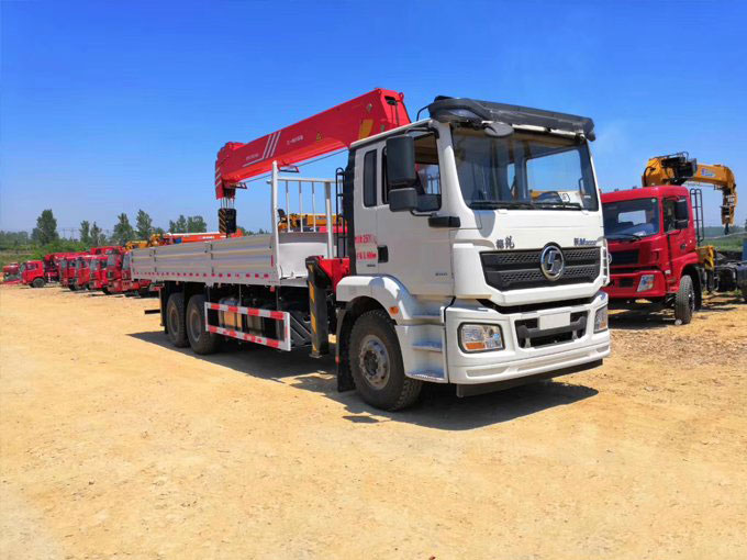 陜汽德龍新M3000后八輪三一12噸吊機12噸隨車吊