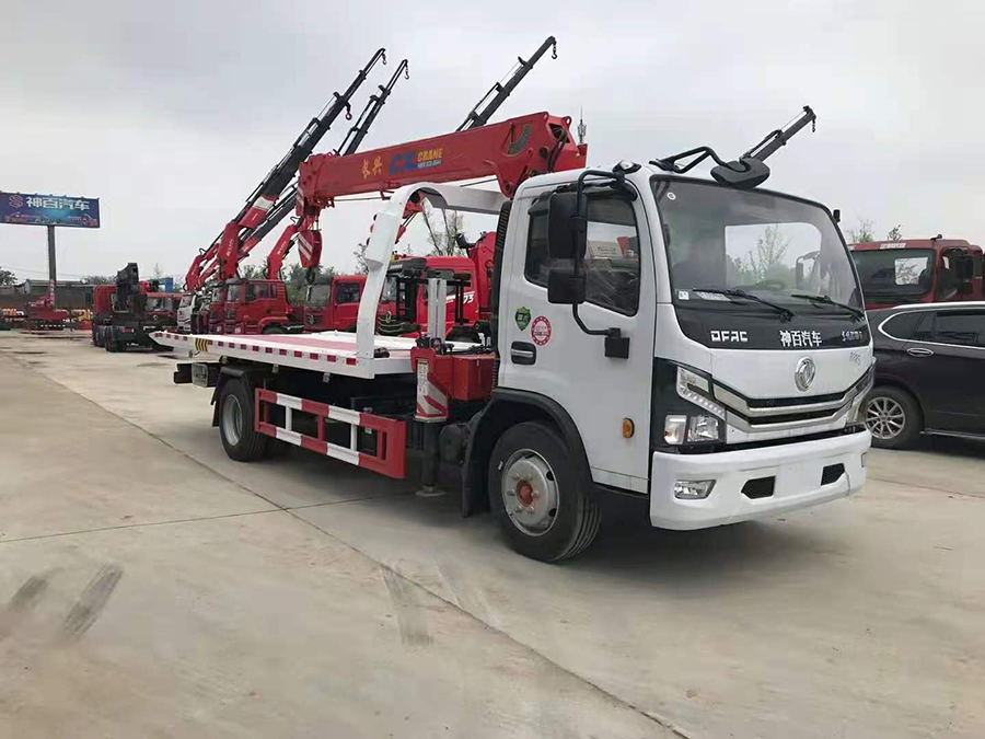 國六上京牌 東風(fēng)多利卡清障車帶吊