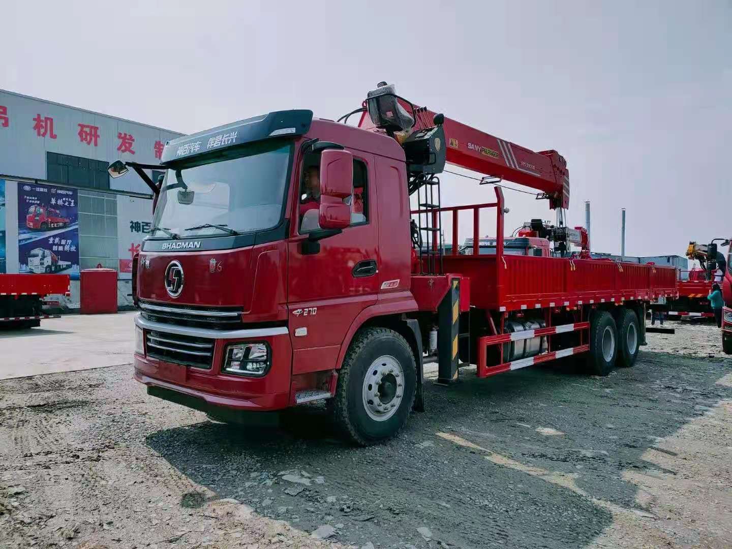 陜汽德龍翼6 金牌三一12噸隨車吊