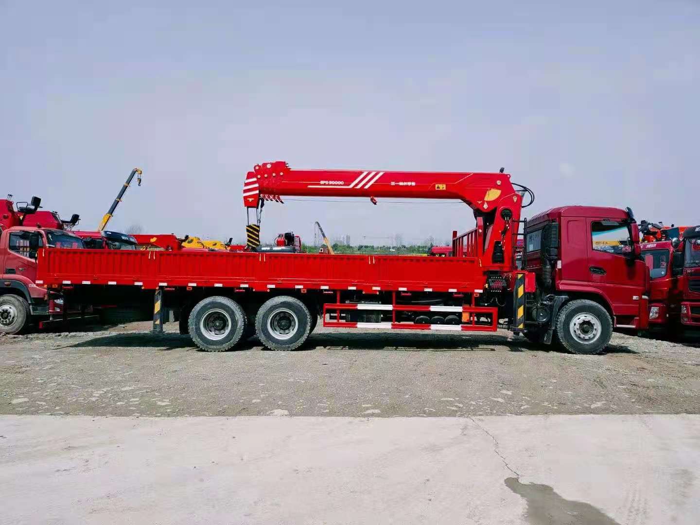 陜汽德龍翼6 金牌三一12噸隨車吊