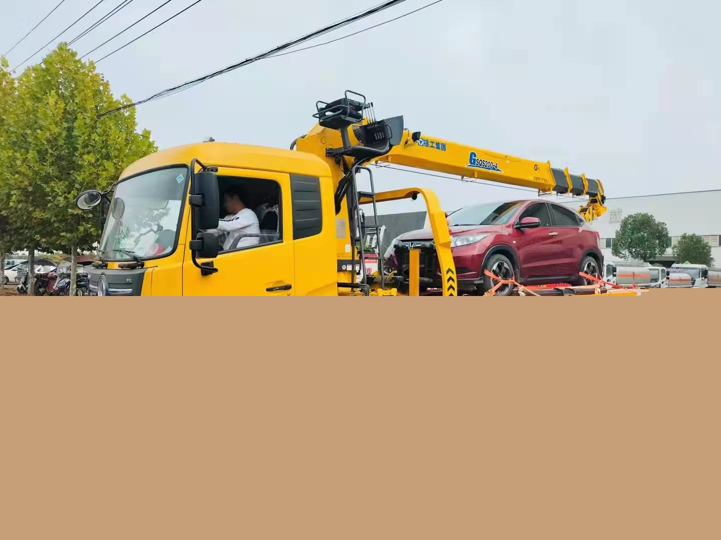 東風天錦清障隨車吊 徐工8噸吊機