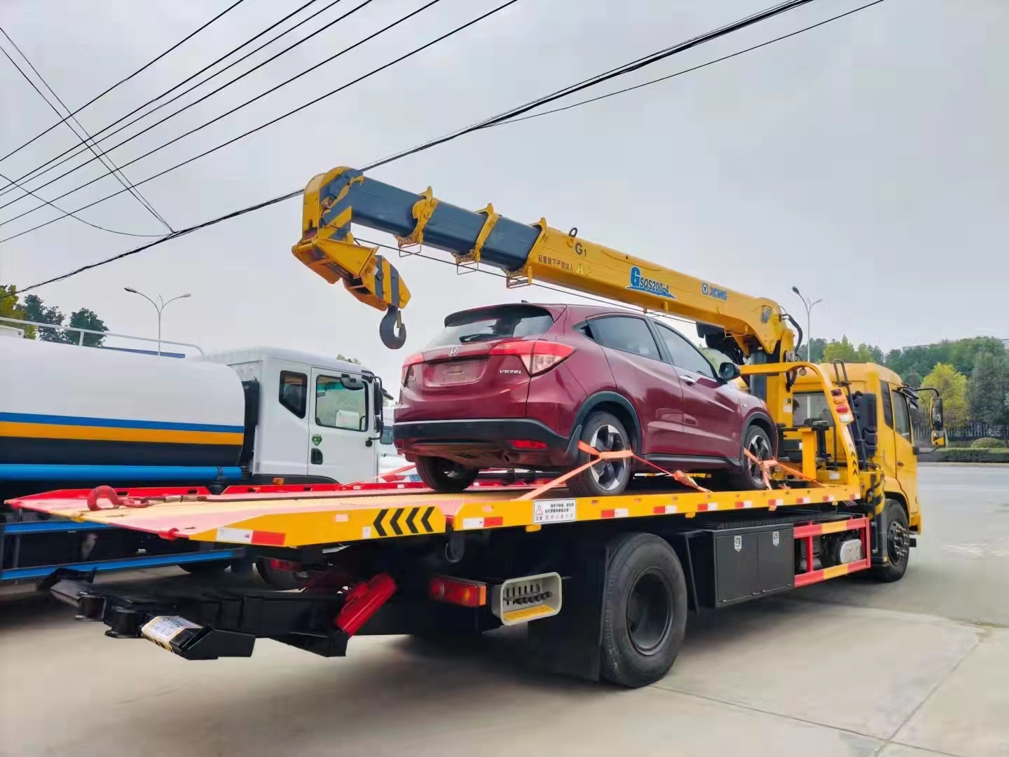 東風天錦清障隨車吊 徐工8噸吊機