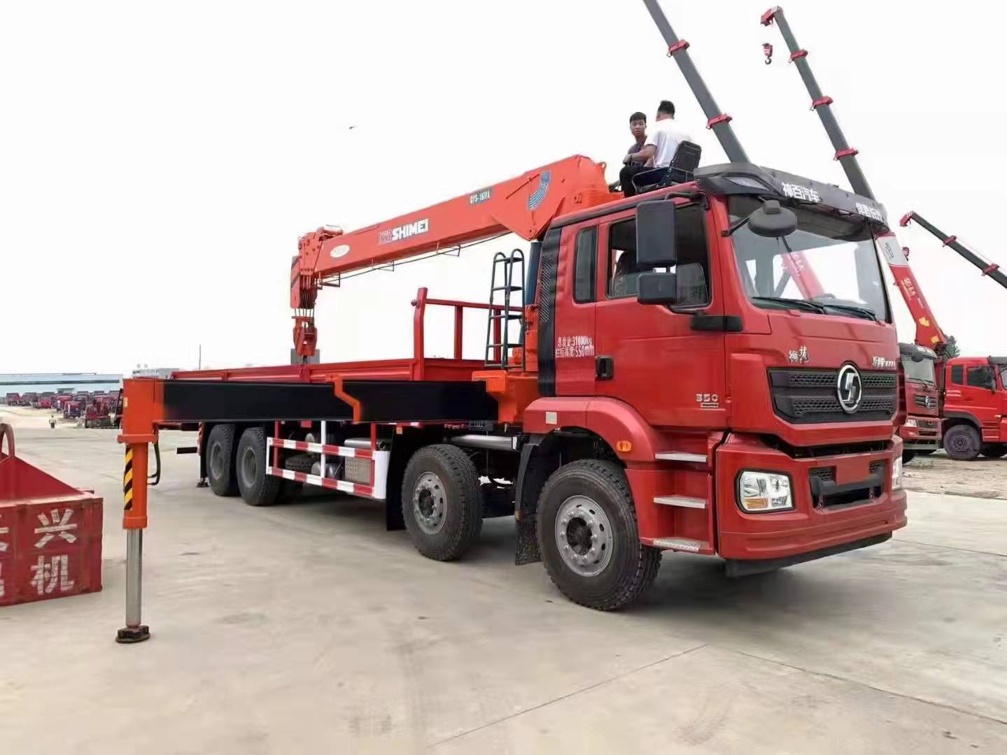 陜汽德龍石煤16噸隨車吊